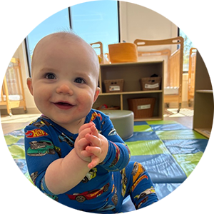 Smiling infant